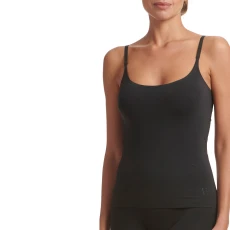 CROPPED CAMI - Black