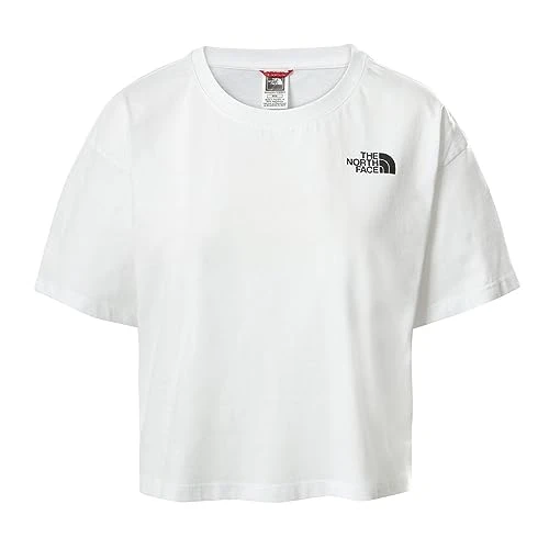 Cropped Simple T-Shirt TNF White XS