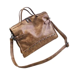 Cross Body Bag for Women Shoulder Bag Faux Leather Multi Pocket Ladies Travel Bag Khaki