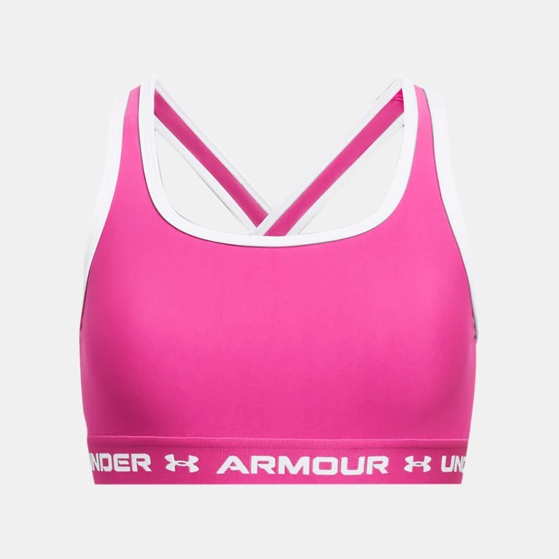 Crossback Girls Sports Bra Rebel Pink / White / White YLG (59 in)