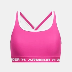 Crossback Girls Sports Bra Rebel Pink / White / White YLG (59 in)