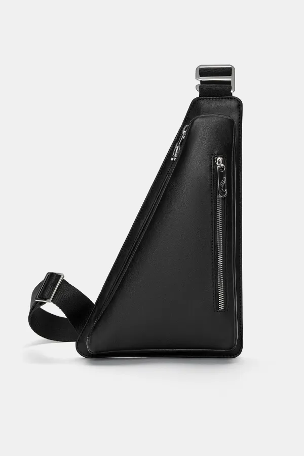 Crossbody Belt Bag - Black