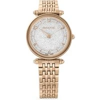 Crystalline Wonder Rose Gold Metal Watch