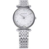 Crystalline Wonder Silver Tone Metal Watch