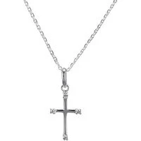 Cubic Zirconia Cross Necklace