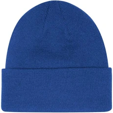 Cuffed Knit Winter Beanie Hat, Royal, One size