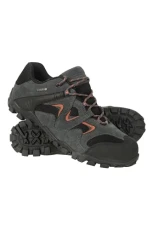 Curlews Mens Waterproof Walking Shoes - Quick Drying Footwear, Suede & Mesh Outer & Rubber Sole - for Autumn, Winter, Camping & Hiking Dark Grey Adult Shoe Size 10 Curlews Mens Waterproof Walking Shoes - Quick Drying Footwear, Suede & Mesh Outer & Rubber Sole - for Autumn, Winter, Camping & Hiking Dark Grey Adult Shoe Size 10