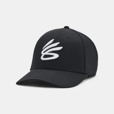 Curry Snapback Mens Cap Black / White OSFM