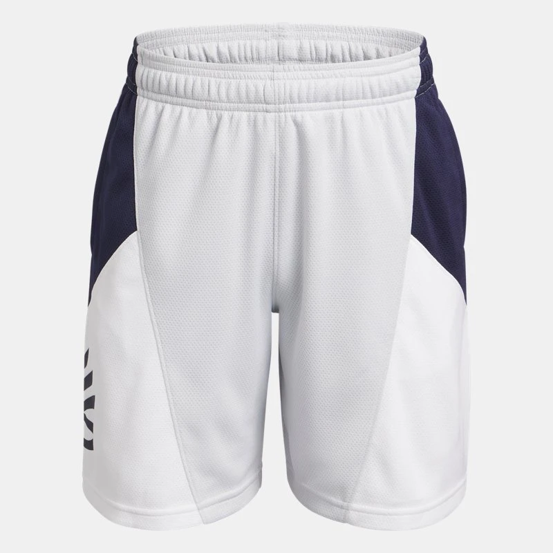 Curry Splash Boys Shorts Halo Gray / White / Midnight Navy YMD ( 59 in)