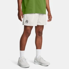 Curry Splash Mens Shorts White Clay / Black