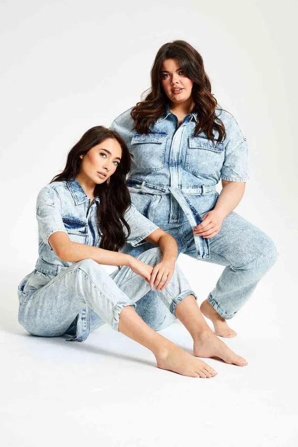 Curve Acid Short sleeve Boilersuit