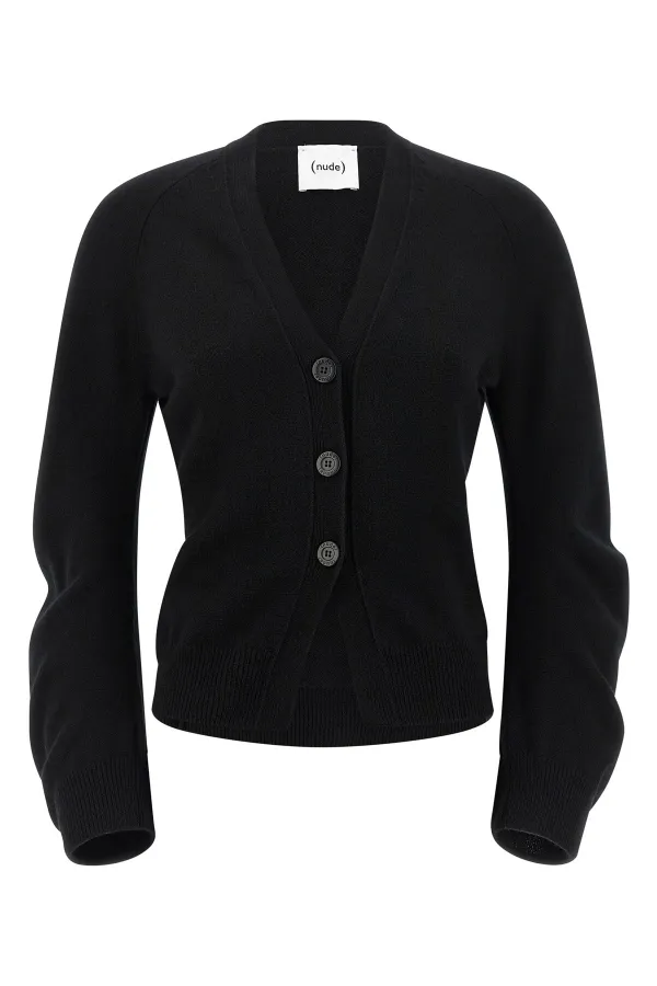 Curved Sleeves Cardigan