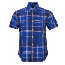 Custom Fit Short Sleeve Check Shirt Custom Fit Short Sleeve Check Shirt