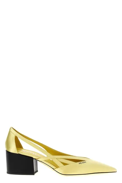 Cut out pumps - Yellow