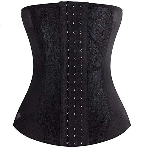 Cyber of Monday 2024 Brown Leather Corset Black Under Bust Corset Top Plus Size Chain Belt Underbust Corset Plus Size Black Corset Waistcoat Day Prime Todays Deals