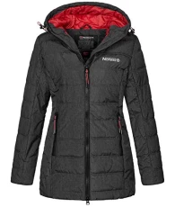 D-457 Women's Winter Parka Jacket, charcoal, S D-457 Women's Winter Parka Jacket, charcoal, S