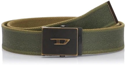 D LOGO B-TAPED WAX BELT_APPAREL_BELT_Military Olive/Brass_90 D LOGO B-TAPED WAX BELT_APPAREL_BELT_Military Olive/Brass_90