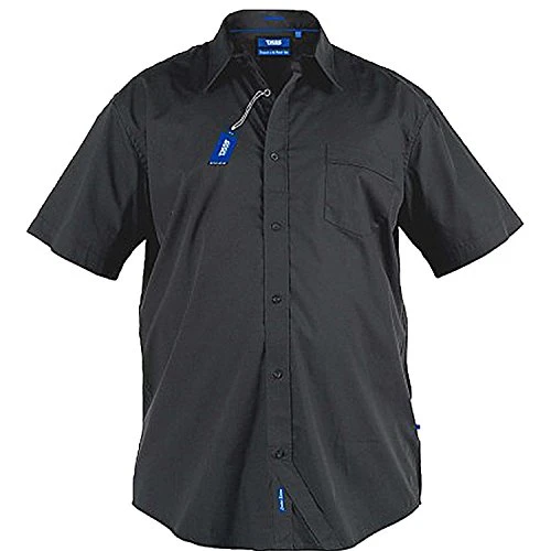 D555 Aeron Short Sleeve Shirt - Black 5XL