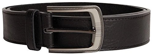 D555 KINGSIZE LARGE BUCKLE BONDED LEATHER BELT 3.8CM WIDTH IN SIZE 44 TO 64 INCHES