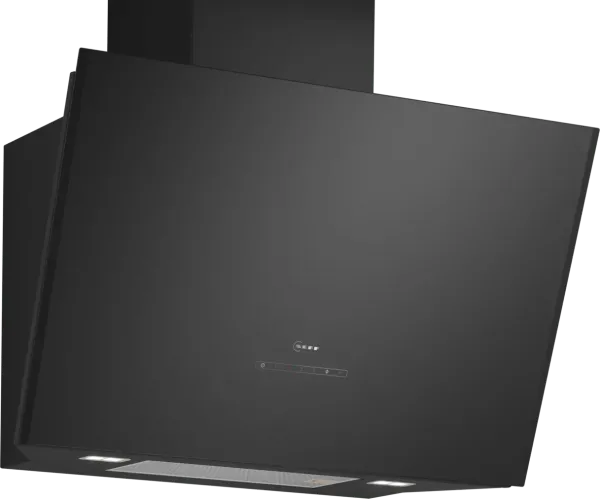 D88IAN2S0B N 70 80cm Angled Glass Hood Black Glass