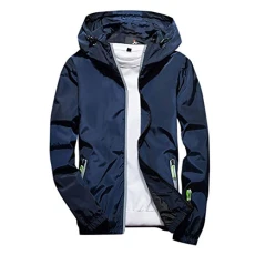 Daily Deals Men's Casual Color Plus Size Hoodie Reflective Zipper Outdoor Sport Coat Leather Jacket Blade Runner Coat Crosshatch Jacket Black Smart Coat Men Long Leather Coat Sales Clearance