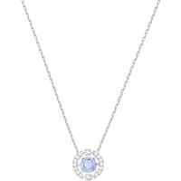 Dancing Crystal Blue Necklace - 38cm