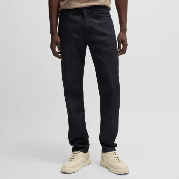 Dark Blue Maine Tapered Jeans