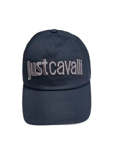 Dark Blue Silver Baseball Cap, blue, One Size Fits All