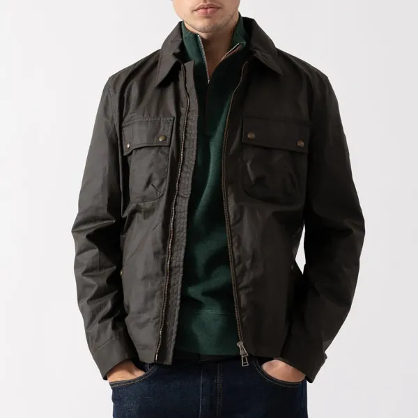 Dark Green Tour Cotton Overshirt
