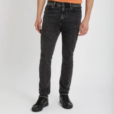 Dark Grey D-Amny Skinny Stretch Jeans - Black