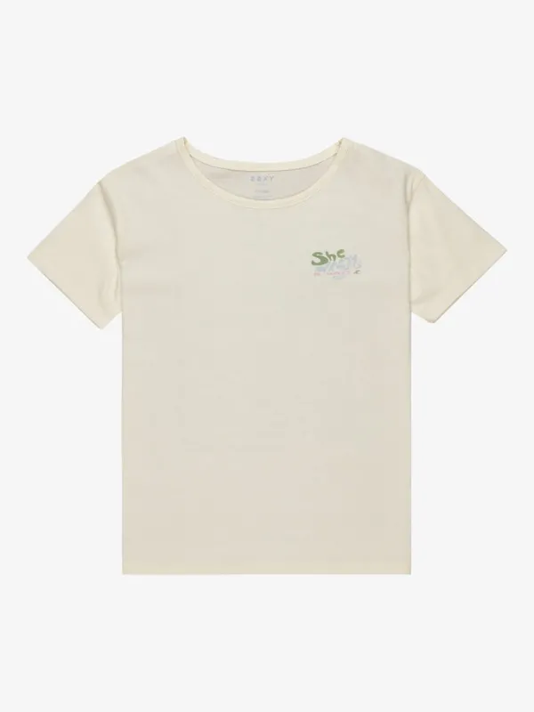 Day And Night Vintage - Short Sleeves T-Shirt For Girls