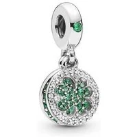 Dazzling Clover Pendant Charm