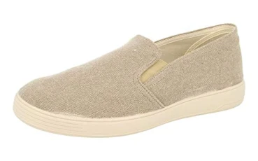 DB's Men's Extra Wide (2V Fit) Casual Slip on Shoes (Miles) in Taupe in UK 7(US 8/EU 41)