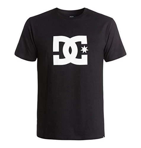 DC Clothing Men's Star Short Sleeve T-Shirt, Black, X-Small