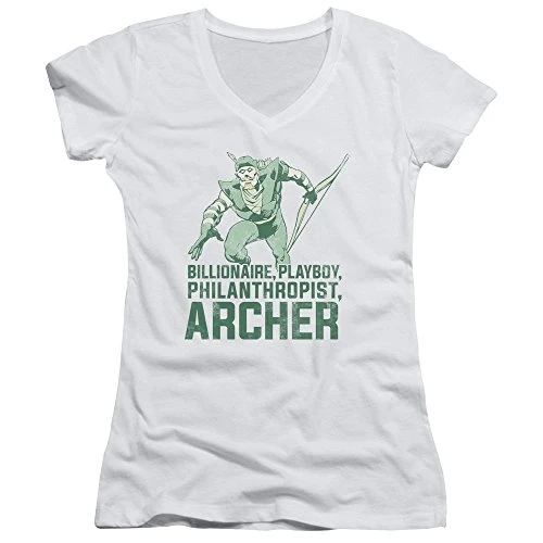 Dc - Womens Archer V-Neck T-Shirt, XX-Large, White