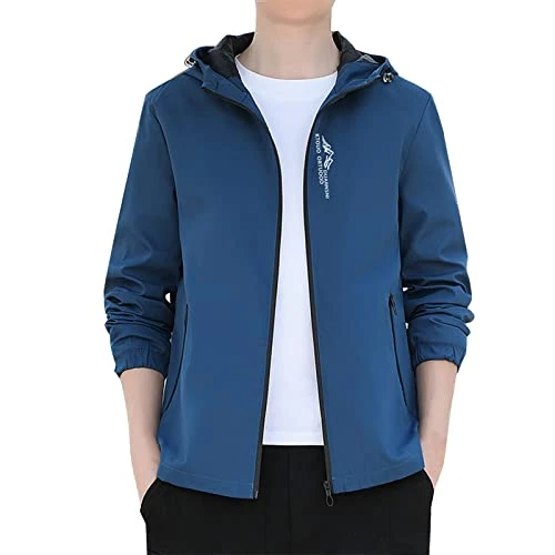 Deal Of The Day  Jacket Fleece Sleeve Autumn Winter Hooded Top Blouse Coat Jacket With Pockets Mens Leather Hooded Jacket Full Length Coats Mens Jackets Summer Mens Wool J Warehouse Clearance