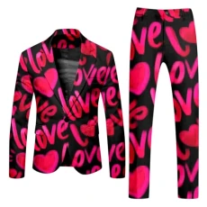 Deals Of The Day Mens Suits Long Sleeve One Button Turn Down Collar Suit Jacket with Long Leg Trousers Colored Graphics Letter Printed Set Fashion Casual Suit for Outdoor Outlet Clearance Uk Deals Of The Day Mens Suits Long Sleeve One Button Turn Down Collar Suit Jacket with Long Leg Trousers Colored Graphics Letter Printed Set Fashion Casual Suit for Outdoor Outlet Clearance Uk