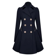Deals Of The Day Sale Prime Women's Long Sleeved Back Pleated Hem Irregular Skirt Medium Length Outerwear Windbreaker Full Black Leather Trench Coat Plastic Rain Macks Amazon Sale Clearance