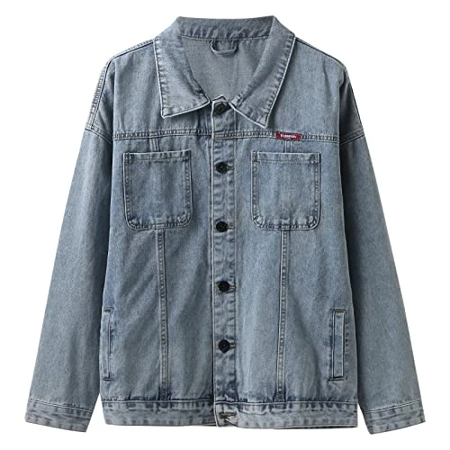 Deals Of The Day Winter Coats for Men Wool Denim Top Blouse Jacket Coats With Pockets Men Heated Jacket Mens Waterproof Bomber Jacket Male Denim Jacket Mens Waterproof Coat Sale Clearance