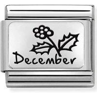 December Birth Flower Charm