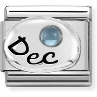 December Light Topaz Birthstone Charm