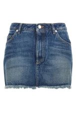 Denim mini skirt Blue Size