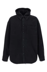 Denim overshirt Black Size