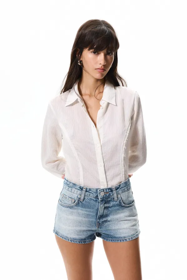 Denim Shorts - Medium blue