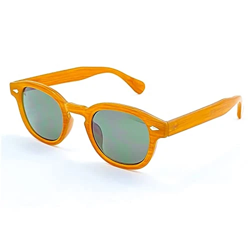 DEPP ICONIC - sunglasses - Moscot style - ORANGE, UV Sunglasses