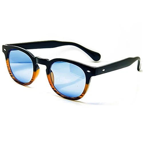 DEPP - sunglasses - Moscot style - BLACK WOOD, UV Sunglasses