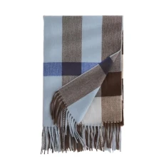 Desert Head Scarf Cheap Shawls for Wedding Guests Gifts for Girls Exercise Women's Autumn and Winter Colorful Plaid Shawl Thickening Warm Fringe Scarf Scarf Discounted Items for Sale