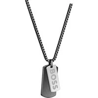 Devon Black IP Necklace