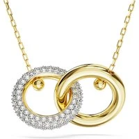 Dextera Gold Interlocking Loop Pendant Necklace - 45cm