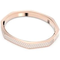 Dextera Large Rose Gold Octagon Bangle - Large